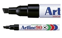Artline 90 tuschpen, skrå spids 2-5mm - permanent marker